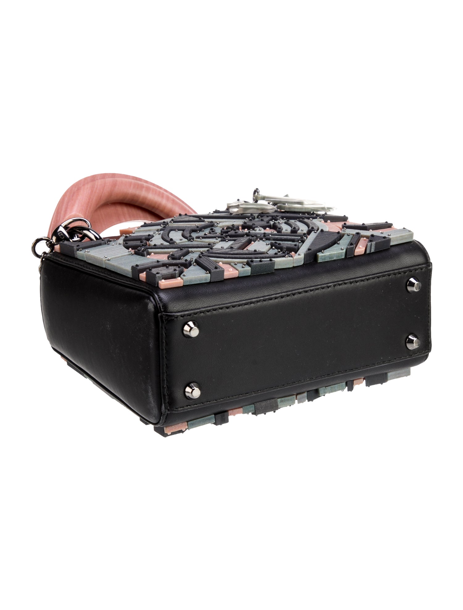 Christian Dior Leather Lady Dior Mini